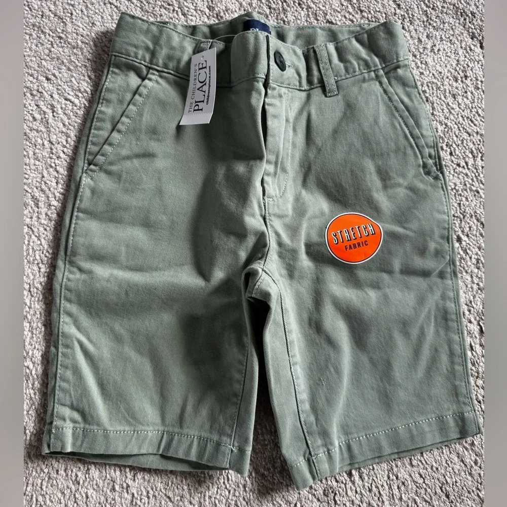 The Children's Place Olive Stretch Pull-On Shorts